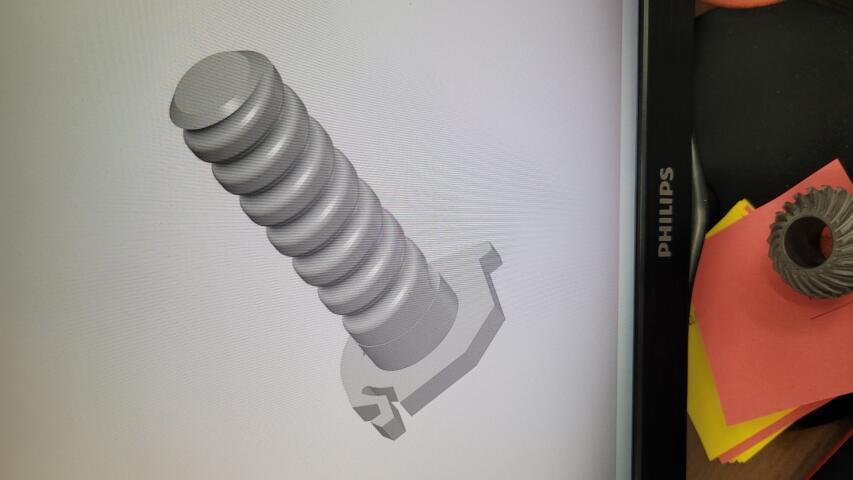 Продажа 3D-модели "Крепление запаски на автомобиле Мерседес"