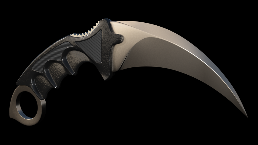 Нож Керамбит / Knife Karambit 3D Model