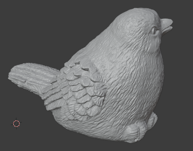 3D модель "Птичка"