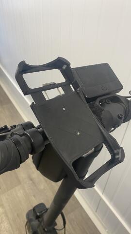 Phone holder for scooter