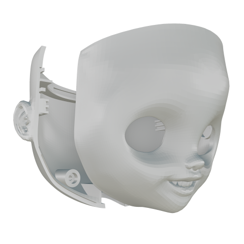 Голова куклы Блайз 3д модель (Blythe Doll Head 3d Model