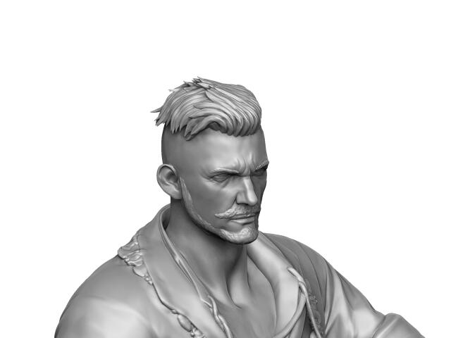 Ольгерд фон Эверек (ориг. Olgierd von Everec) для 3д печати. stl simple