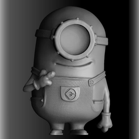 Миньон Карл. Для 3D печати. STL, ZTL, OBJ.