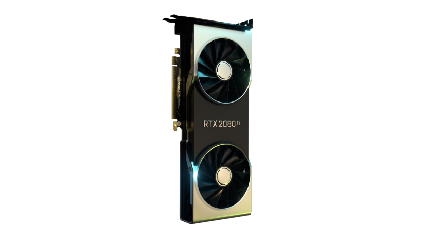 Видеокарта NVIDIA Geforce RTX 2080 3D - модель