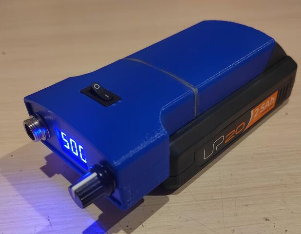 Аккумуляторная паяльная станция Hakko t12 под аккумуляторы Lexman 20v (Dexter)