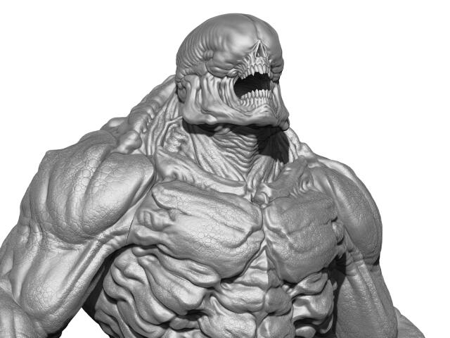 Рыцарь Ада из игры Дум. Hell Knight DOOM stl