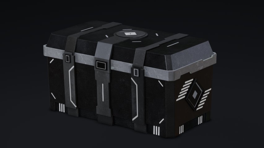 Case Hard Surface Low Poly