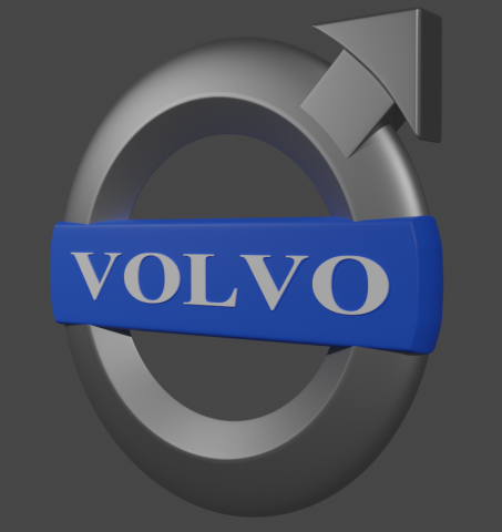 Volvo logo 3d (animated)