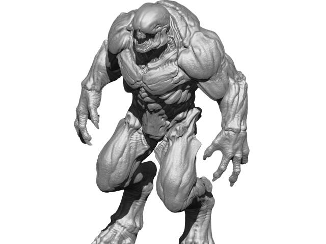Рыцарь Ада из игры Дум. Hell Knight DOOM stl