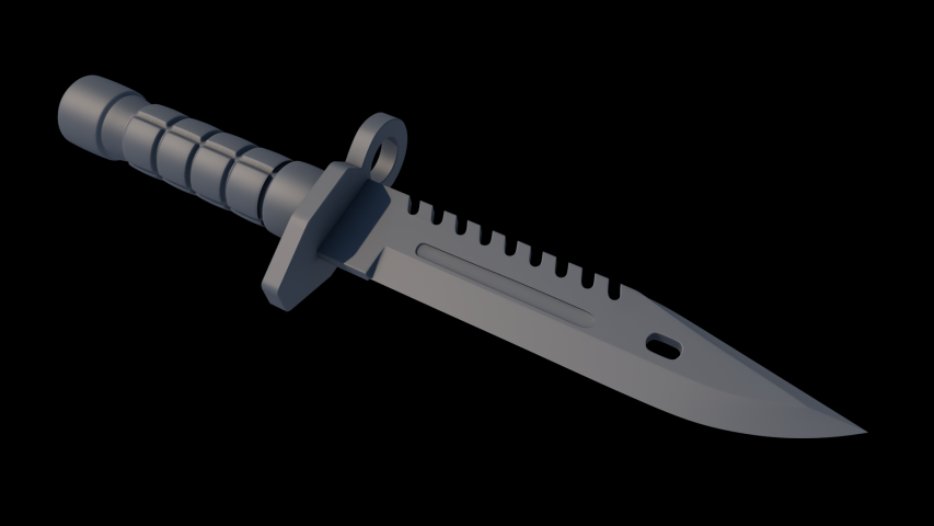 Нож / Knife 3D Model