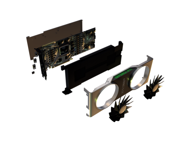 Видеокарта NVIDIA Geforce RTX 2080 3D - модель