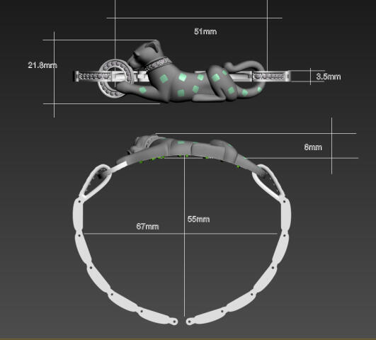браслет Cartier пантера panther 04