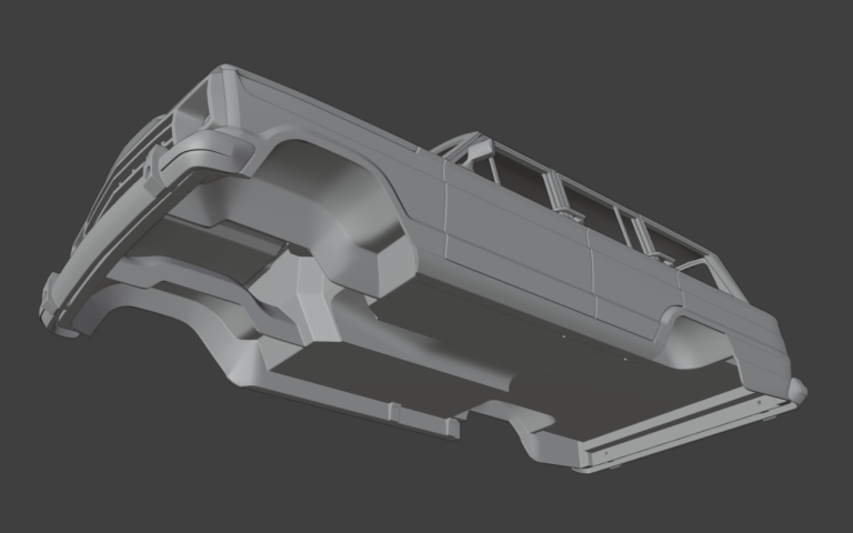 Jeep Wagoneer RC body 313mm 1/10