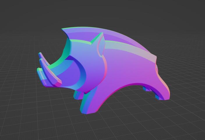 Продажа 3D-модели "Кабанчик"