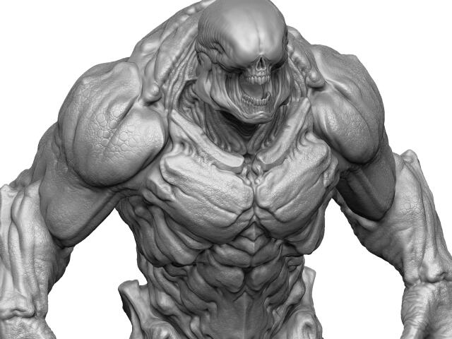 Рыцарь Ада из игры Дум. Hell Knight DOOM stl