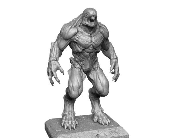 Рыцарь Ада из игры Дум. Hell Knight DOOM stl