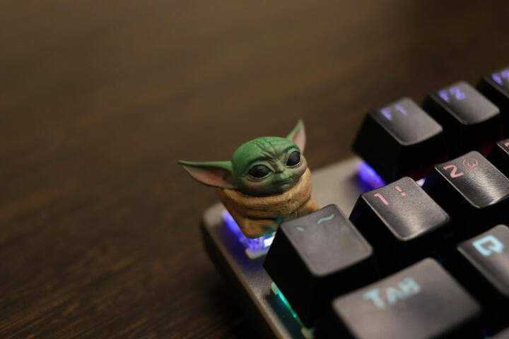 Кейкап Baby Yoda (Star Wars) для механической клавиатуры
