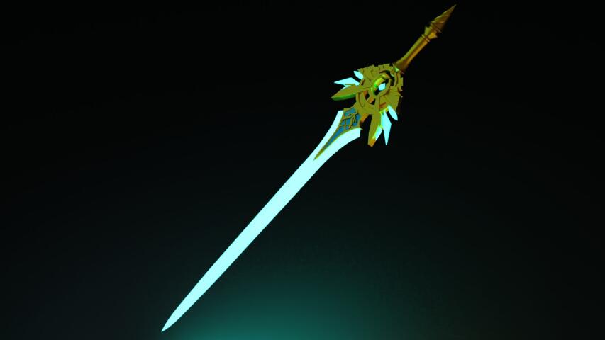 Небесный меч из Genshin Impact