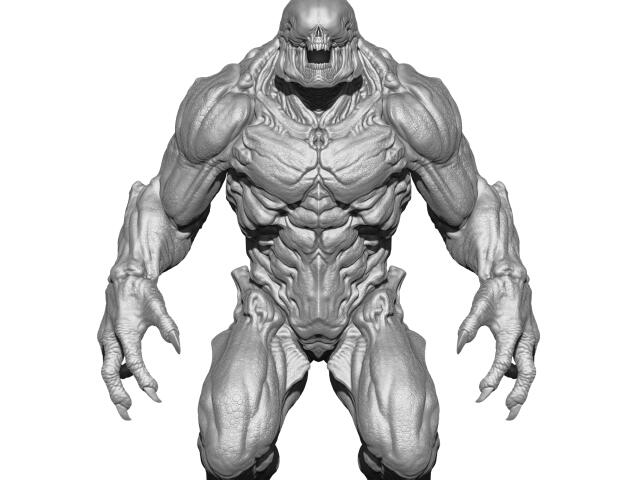Рыцарь Ада из игры Дум. Hell Knight DOOM stl