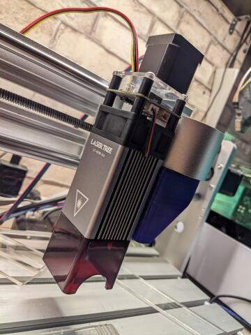 Крепление для лазера laser tree LT-40W-AA на cnc3018max