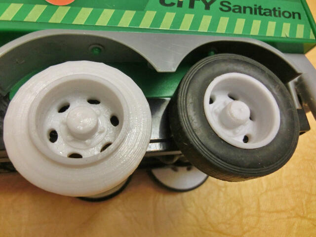 City Sanitation Wheel колесо ось 3 мм mm axle