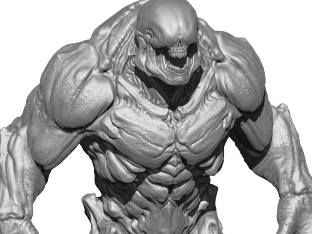 Рыцарь Ада из игры Дум. Hell Knight DOOM stl
