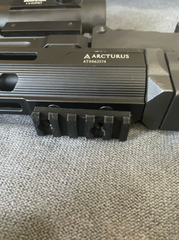RIS планка для тактической рукоятки на цевье Arcturus K9 Custom (AT-AK05)