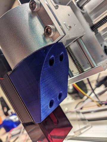 Крепление для лазера laser tree LT-40W-AA на cnc3018max