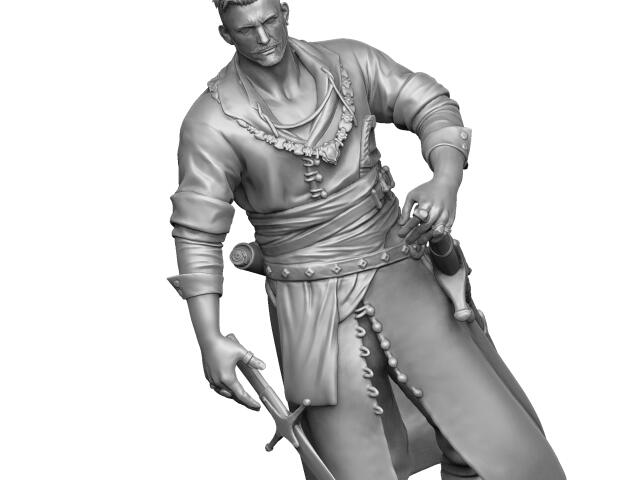 Ольгерд фон Эверек (ориг. Olgierd von Everec) для 3д печати. stl simple