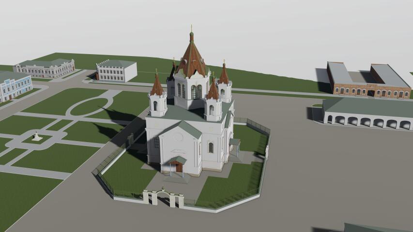 Михайловский храм города Троицка
