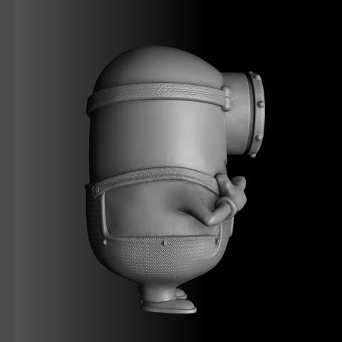 Миньон Карл. Для 3D печати. STL, ZTL, OBJ.