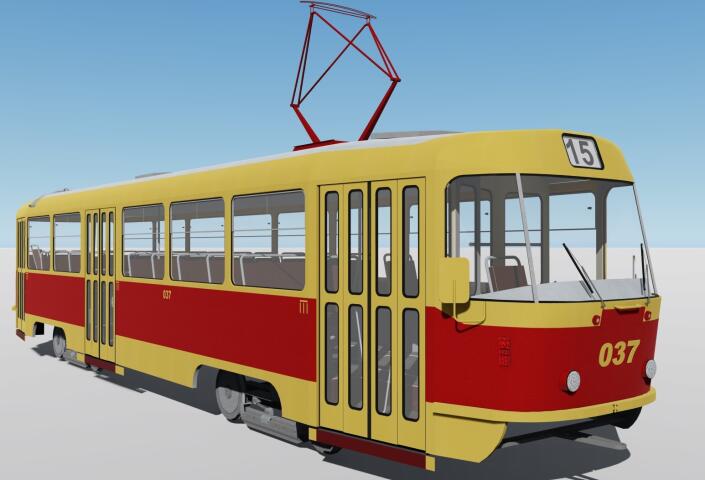 Трамвай Татра-3