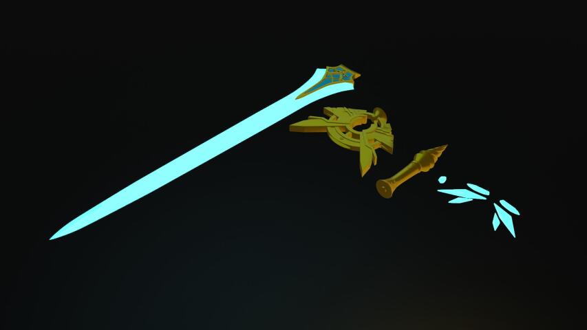 Небесный меч из Genshin Impact