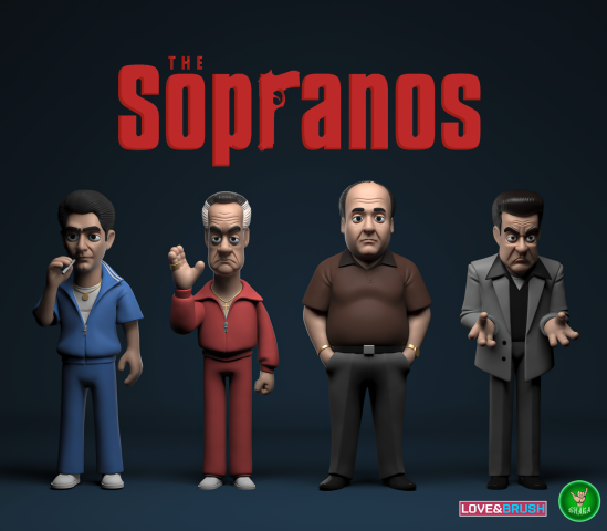 Клан Сопрано  4 фигурки.
