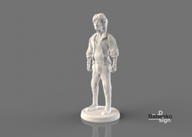 3D модель Виктора Цоя