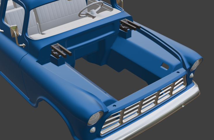 Chevrolet Suburban Cameo 1956 RC body 1/10 2в1