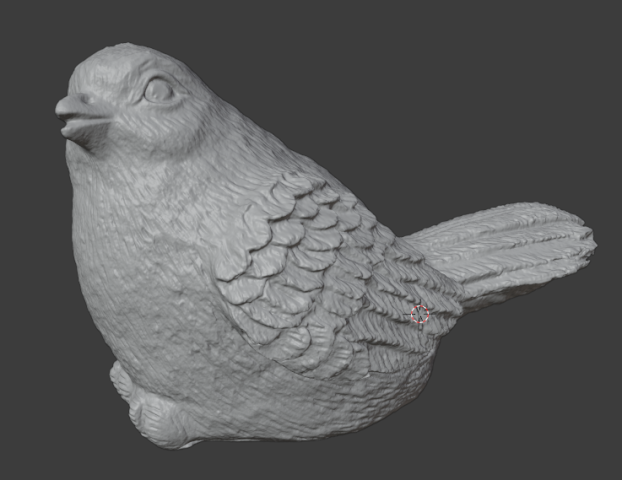 3D модель "Птичка"