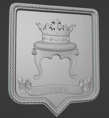 Герб Твери 3D модель