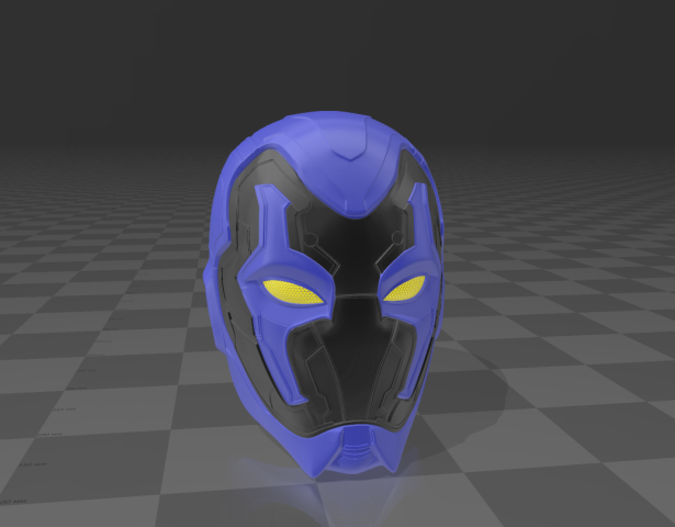 Шлем синего жука / Blue Beetle helmet