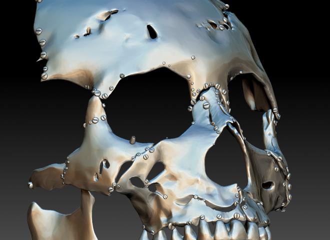 Terminator skull mask