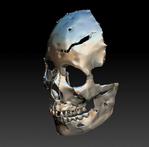 Terminator skull mask
