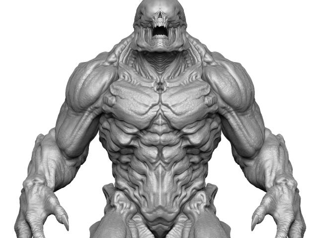 Рыцарь Ада из игры Дум. Hell Knight DOOM stl