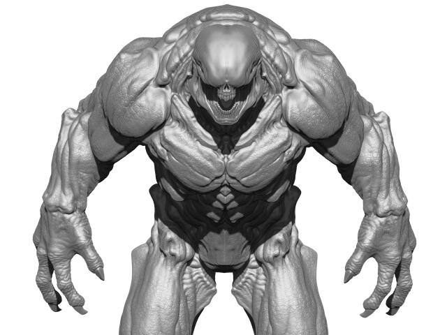 Рыцарь Ада из игры Дум. Hell Knight DOOM stl