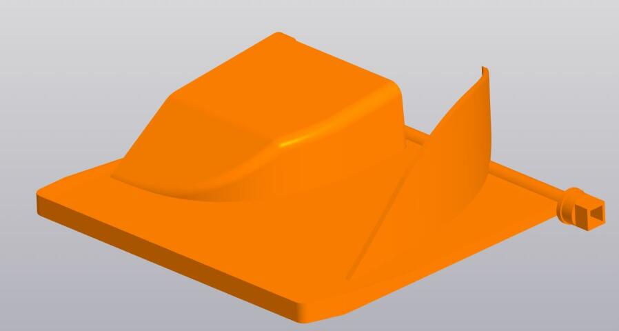 Продажа 3D-модели "Заслонка отопителя Panasonic для ВАЗ Приора"