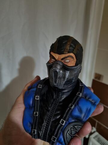 Бюст Саб-Зиро (Sub-Zero) 1 из Mortal Kombat для 3D печати. STL