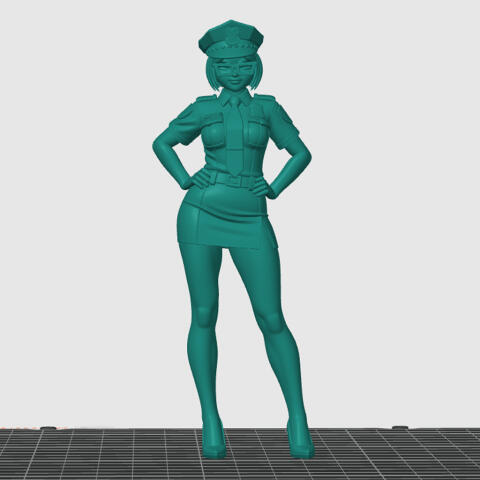 3D-модель "Офицер на страже порядка"