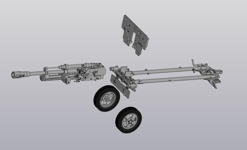 Реплика пушки ЗИС-3