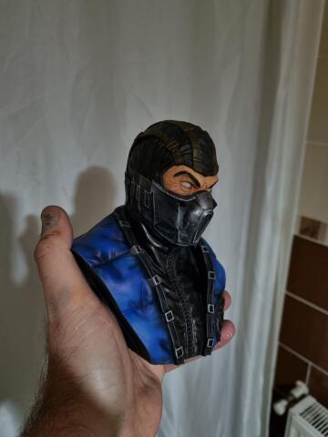 Бюст Саб-Зиро (Sub-Zero) 1 из Mortal Kombat для 3D печати. STL