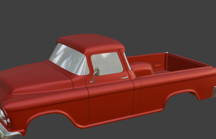 Chevrolet Suburban Cameo 1956 RC body 1/10 2в1