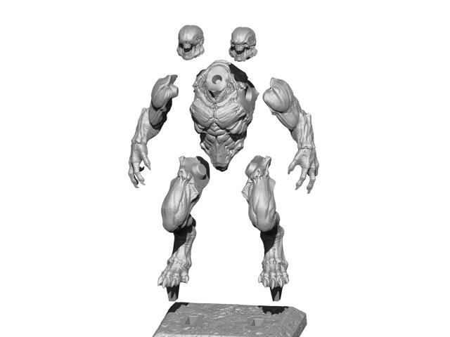 Рыцарь Ада из игры Дум. Hell Knight DOOM stl